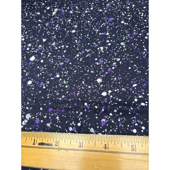Joann Purple White Splatter Cotton Fabric 24"x44" Crafts Sewing Projects - Picture 10 of 12